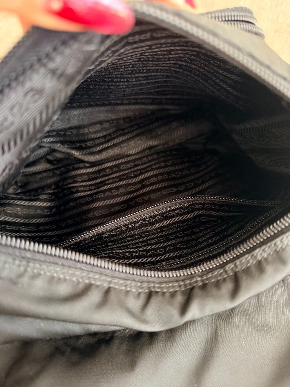 Prada Black Nylon Crossbody Messenger Bag - Picture 5 of 6